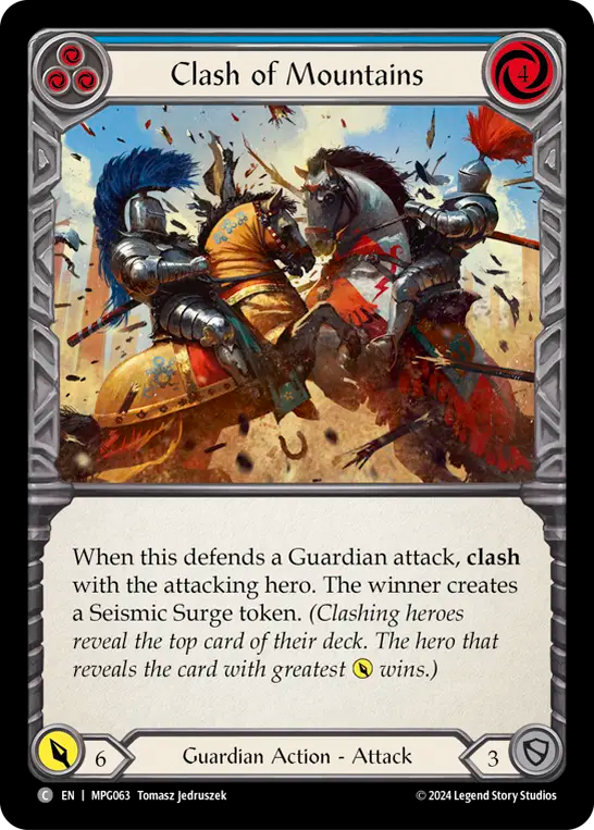 3x Clash Of Mountains (Blue)