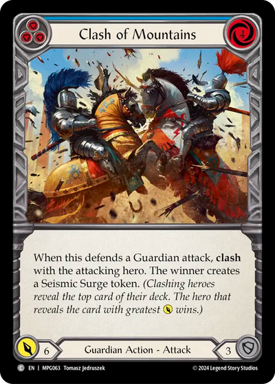 3x Clash Of Mountains (Blue)
