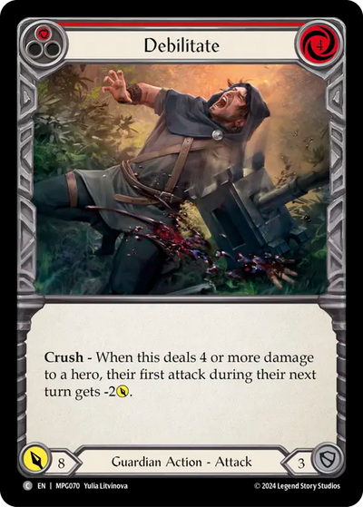 3x Debilitate (Red)