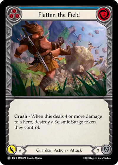 3x Flatten the Field (Blue)