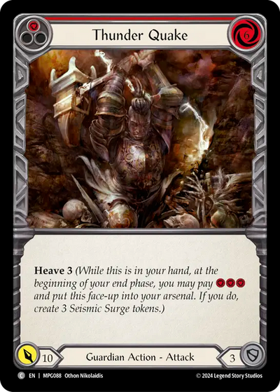 3x Thunder Quaker (Red)