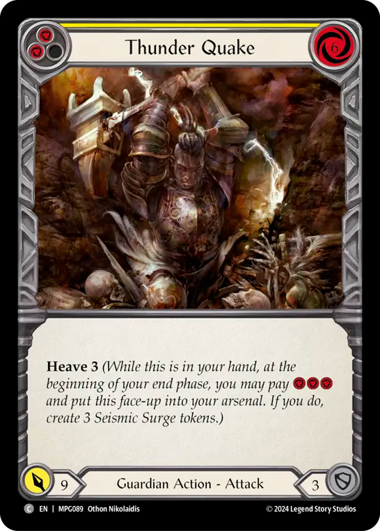 3x Thunder Quaker (Yellow)