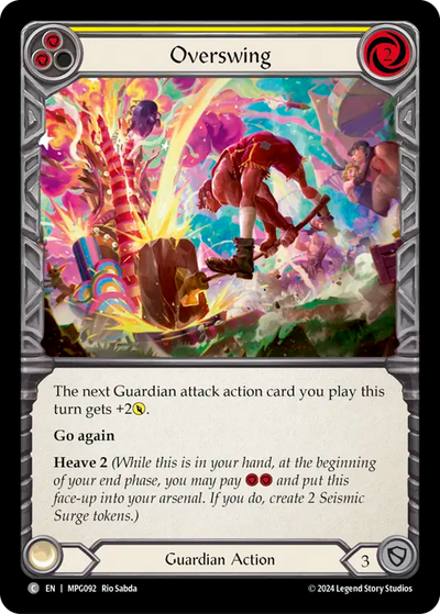 Overswing (Yellow) Rainbow foil