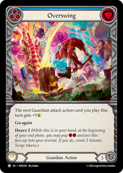 Overswing (Blue) Rainbow foil