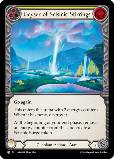 3x Geyser of Seismic Stirrings (Yellow)