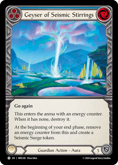 3x Geyser of Seismic Stirrings (Blue)