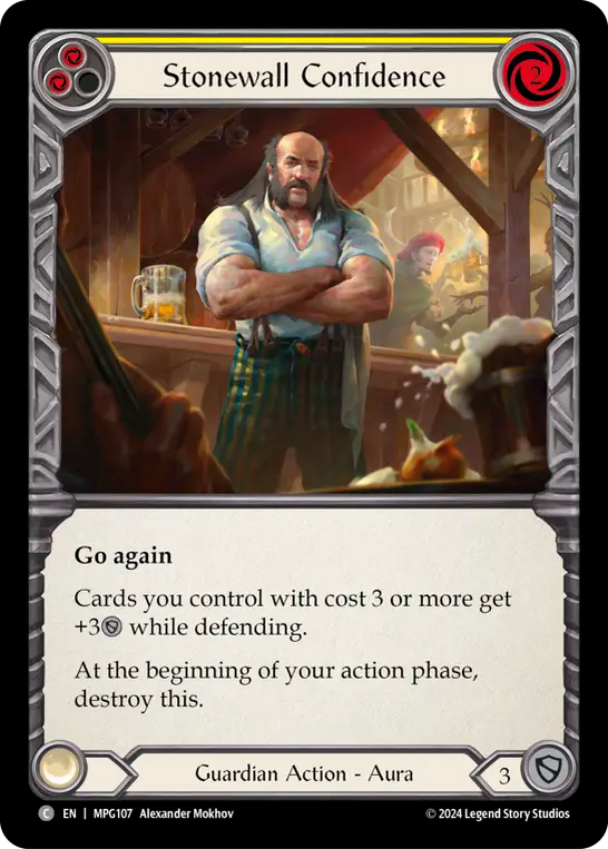3x Stonewall Confidence (Yellow)
