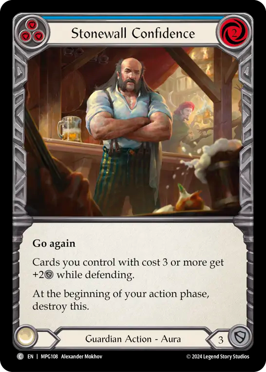 3x Stonewall Confidence (Blue)