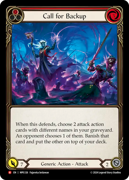 Call for Backup Rainbow Foil
