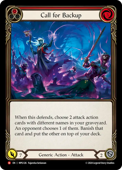 Call for Backup Rainbow Foil