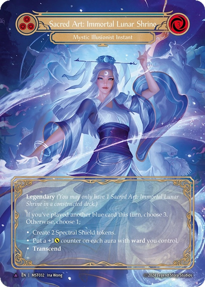 Sacred Art: Immortal Lunar Shrine Cold Foil Marvel