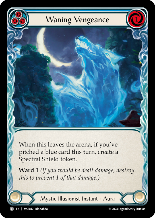 3x Waning Vengeance (Blue)