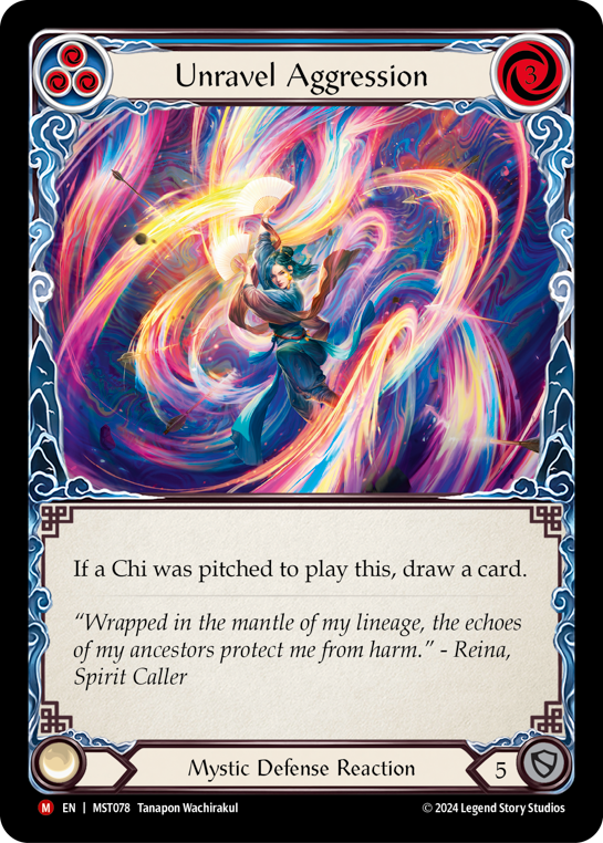 Unravel Aggression Rainbow Foil