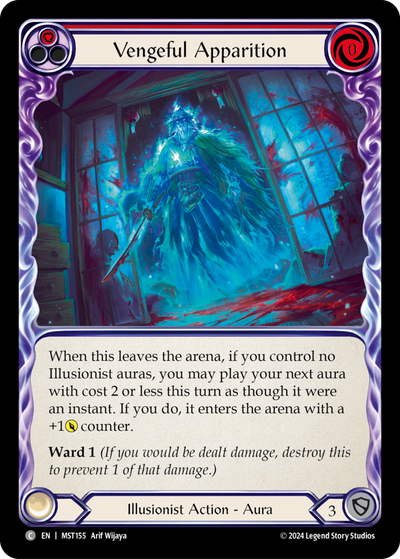 Vengeful Apparition (Red) Rainbow Foil