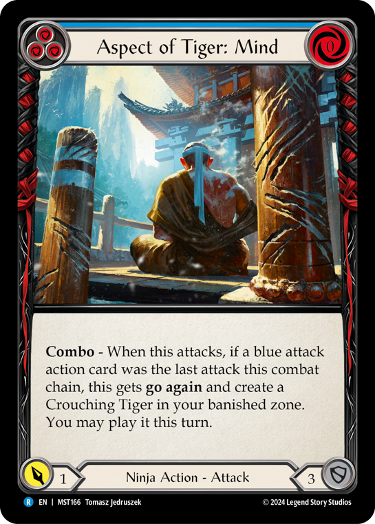 3x Aspect of Tiger: Mind (Blue)