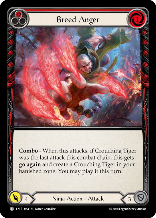 Breed Anger (Red) Rainbow Foil