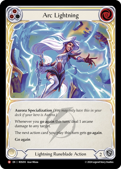 Arc Lightning  Rainbow Foil