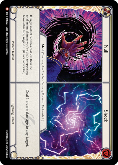 Null // Shock Rainbow Foil