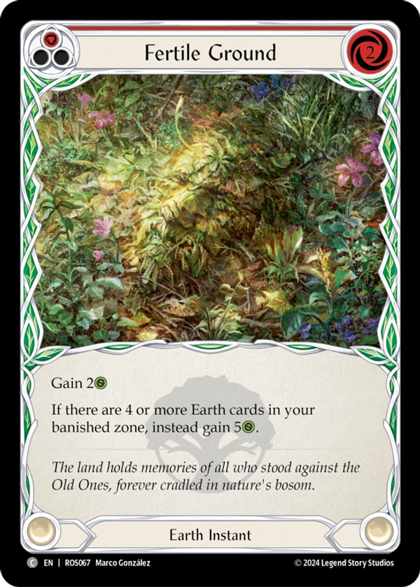 Fertile Ground (Red) Rainbow Foil