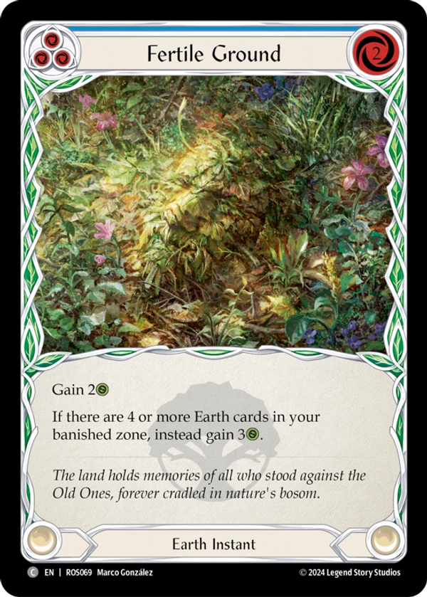 Fertile Ground (Blue) Rainbow Foil