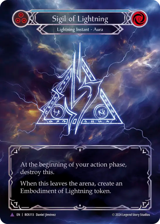 Sigil of Lightning Marvel Cold Foil