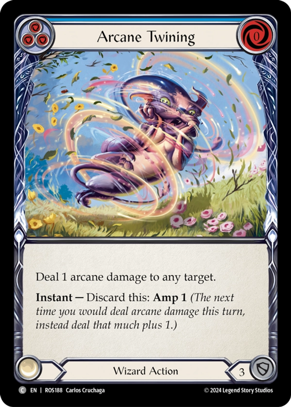 Arcane Twining (Blue) Rainbow Foil