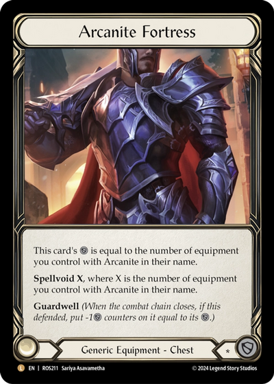 Arcanite Fortress Cold Foil Extended Art