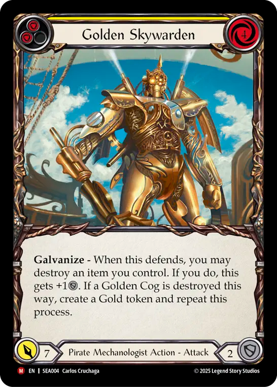 Golden Skywarden Rainbow Foil Rainbow Foil