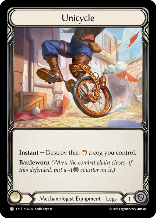 Unicycle Cold Foil Treasure Pack