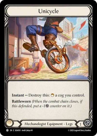 Unicycle Cold Foil Treasure Pack