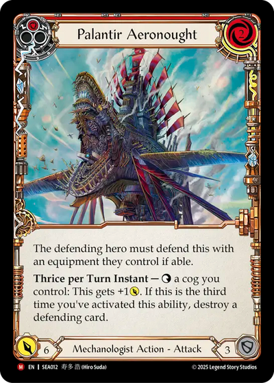 Palantir Aeronought Extended Art Rainbow Foil