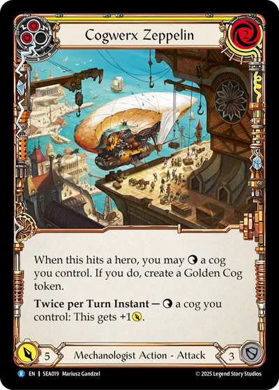 3x Cogwerx Zeppelin (Yellow)