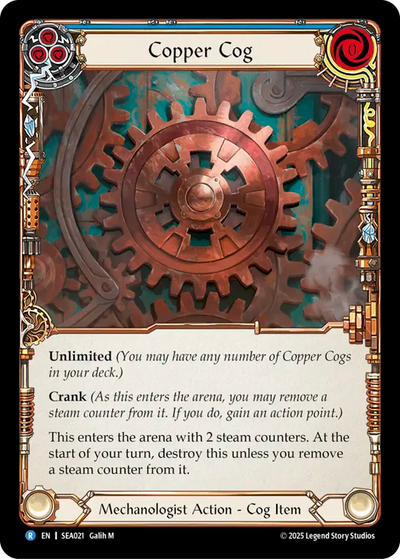 3x Copper Cog