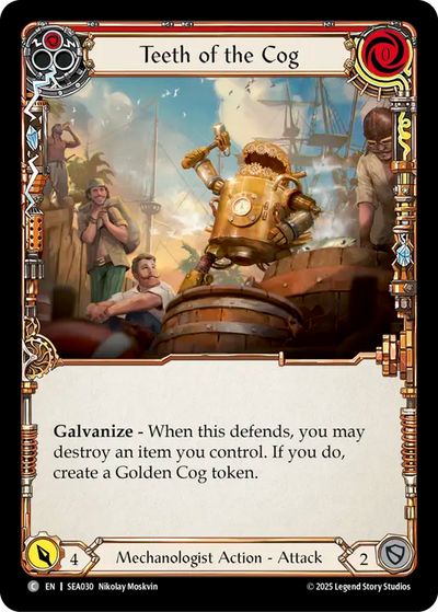 3x Teeth of the Cog (Red)