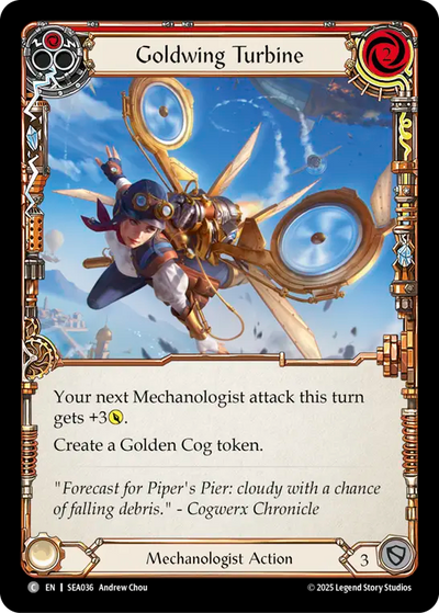 Goldwing Turbine (Red) Rainbow Foil