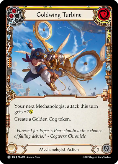 Goldwing Turbine (Yellow) Rainbow Foil