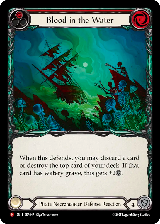 Blood in the Water Rainbow Foil