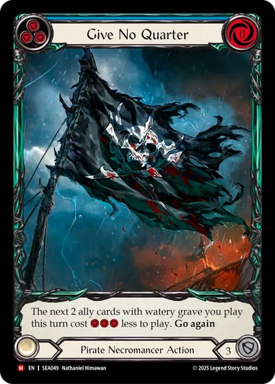 Give No Quarter Extended Art Rainbow Foil