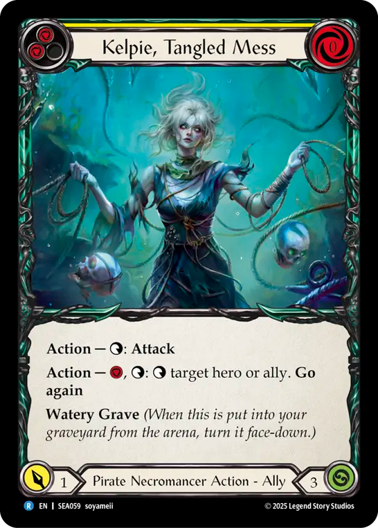 3x Kelpie, Tangled Mess