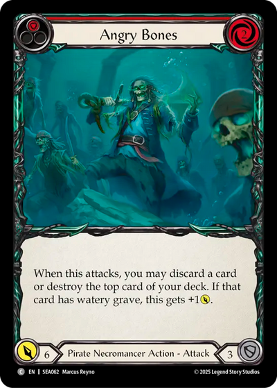 3x Angry Bones (Red)