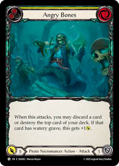 3x Angry Bones (Yellow)