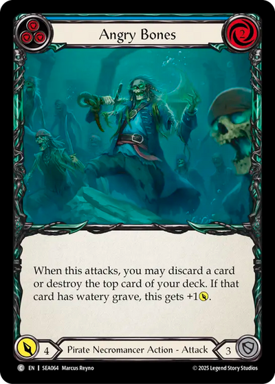 3x Angry Bones (Blue)