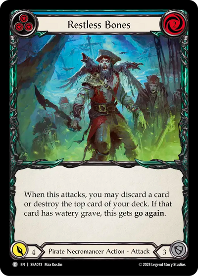 3x Restless Bones (Blue)