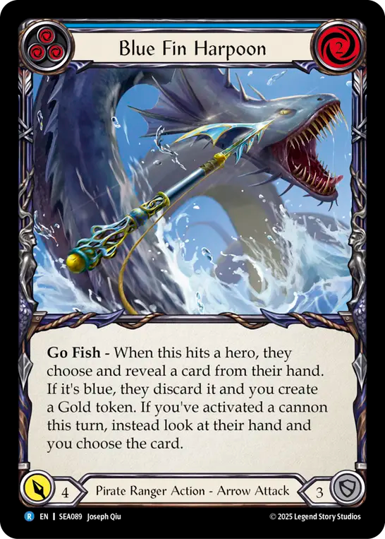 Blue Fin Harpoon Rainbow Foil