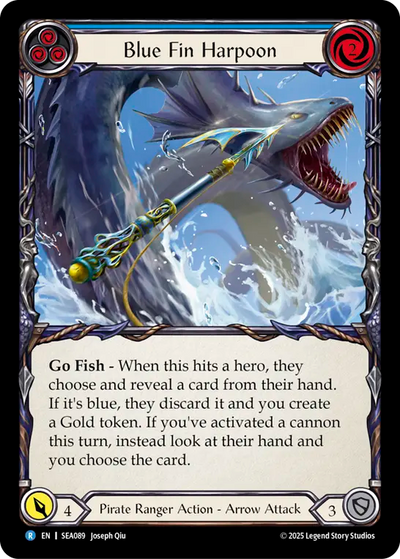 Blue Fin Harpoon Rainbow Foil