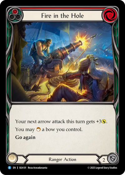 Fire in the Hole Rainbow Foil