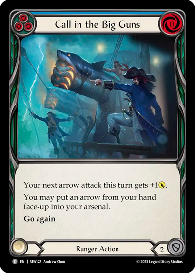 Call in the Big Guns (Blue) Rainbow Foil
