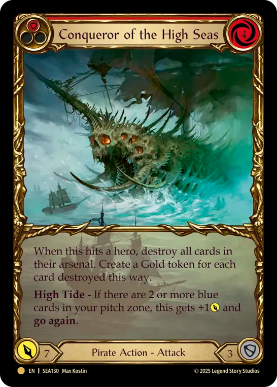 Conqueror of the High Seas Cold Foil Treasure Pack