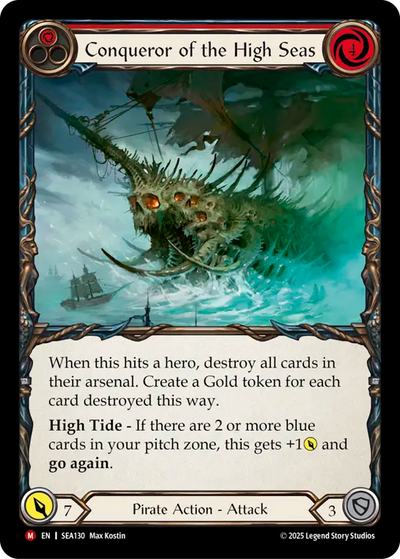Conqueror of the High Seas Rainbow Foil