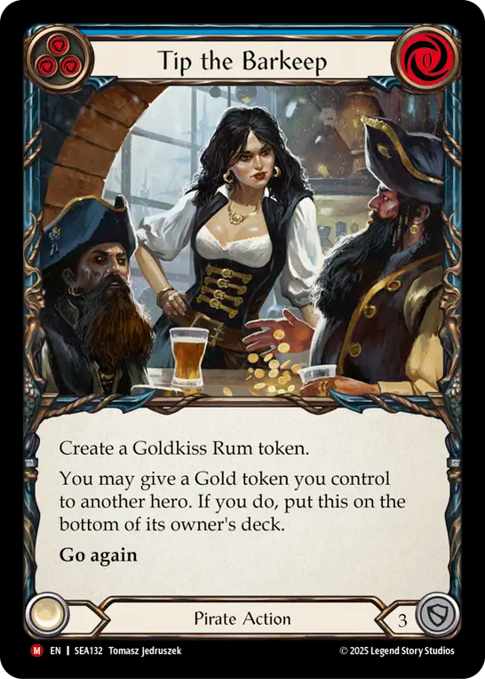 Tip the Barkeep Rainbow Foil
